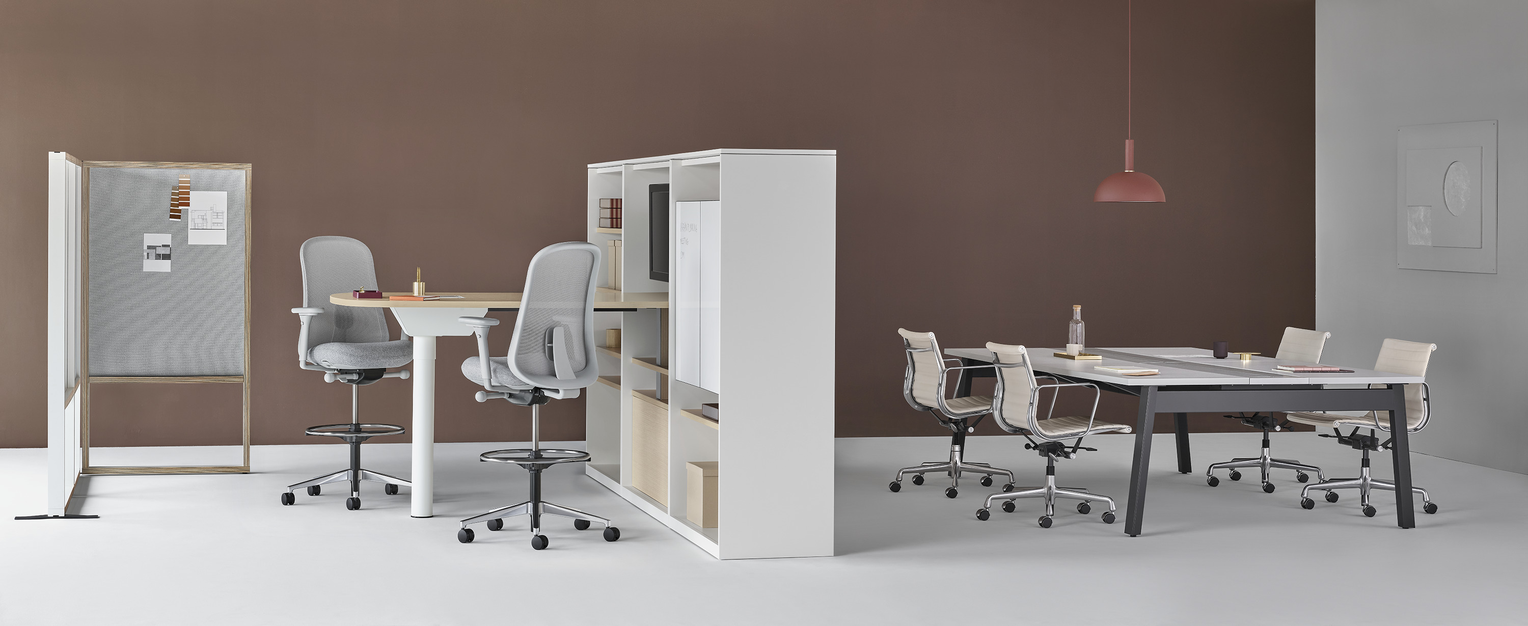 办公屏风|屏风工作站|办公家具|球友会手机网页版登录入口家具|Canvas Beam 开放式办公区